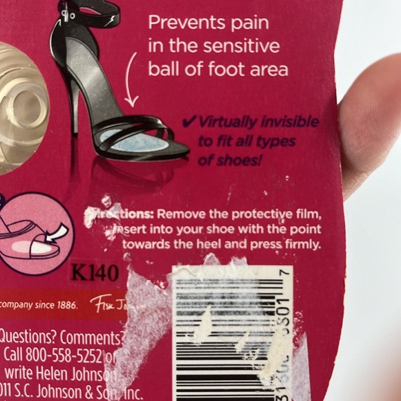 KIWI Women’s Two Pairs Ball Of Foot Gel Cushions Beige One Size NEW - Picture 9 of 10